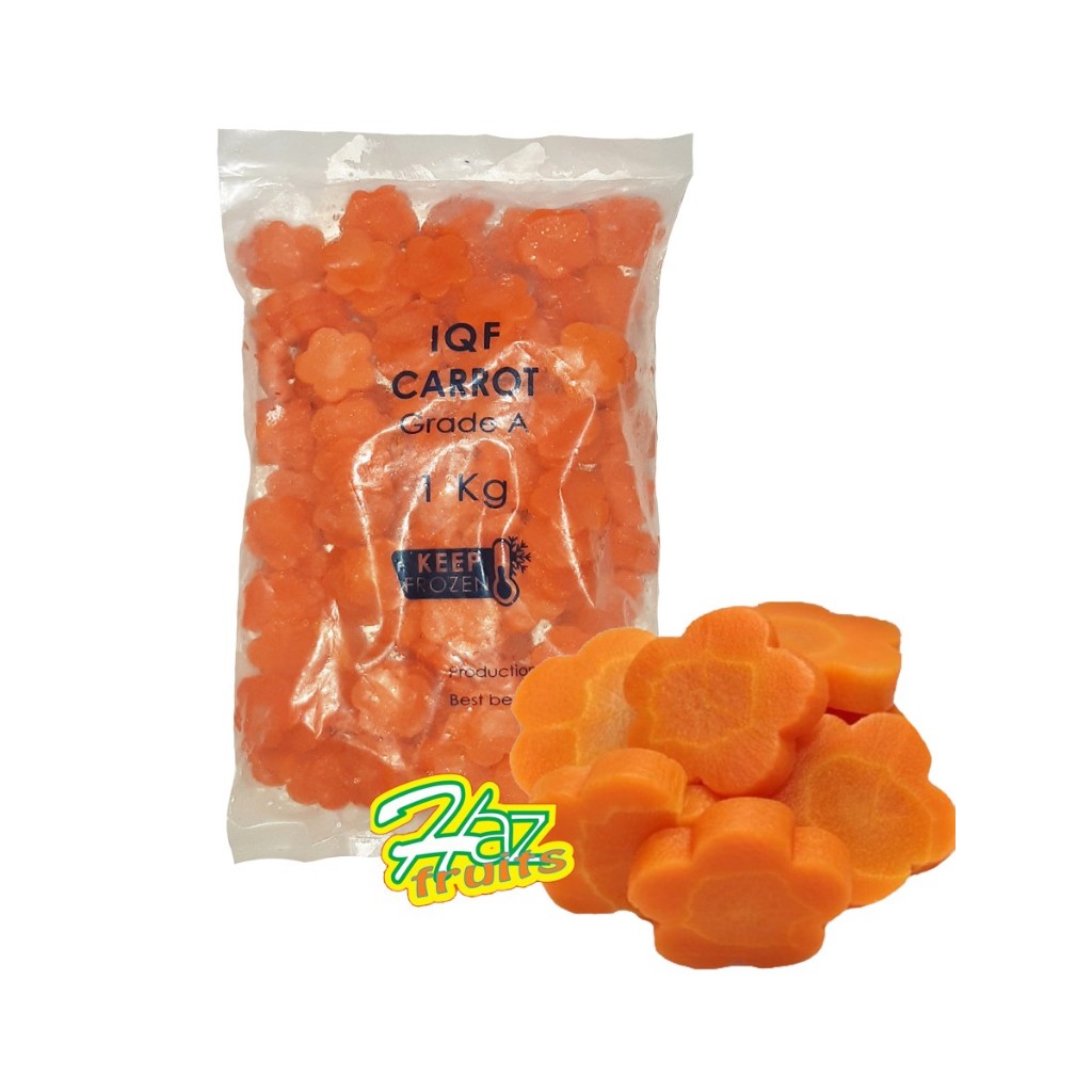 

IQF Carrot Flower Frozen Grade A 1 Kg | Wortel Potong