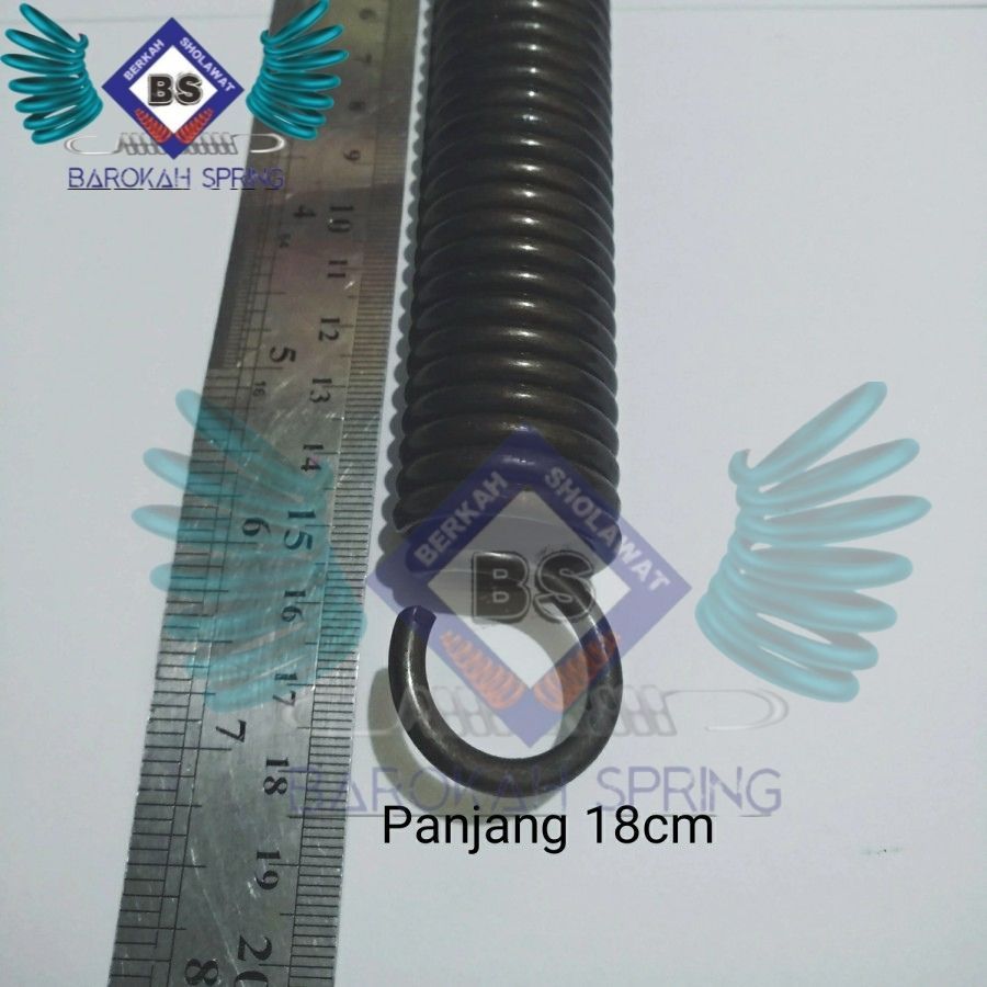 Per spring tarik baja 4mm 18cm