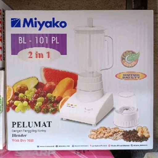 MIYAKO BLENDER BL 101 PL - BLENDER MIYAKO 1 LITER - BLENDER MURAH MIYAKO - BLENDER MIYAKO MURAH - BL