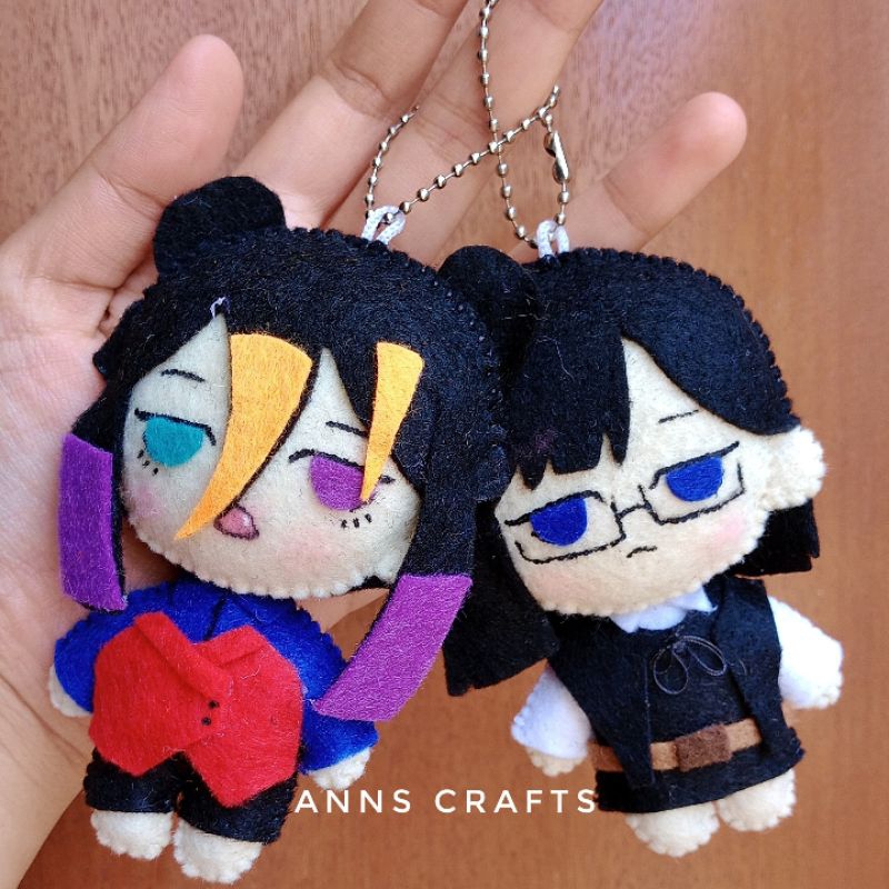 [PO] Felt Plushie Custom - Keychain 12 Cm