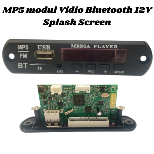MP5 modul Vidio Bluetooth 12V Splash Screen VTF-108VIDEO BT V1.1-12V