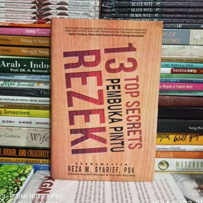 Buku Original 13 TOP SECRETS PEMBUKA PINTU REZEKI Bekas Hard Cover