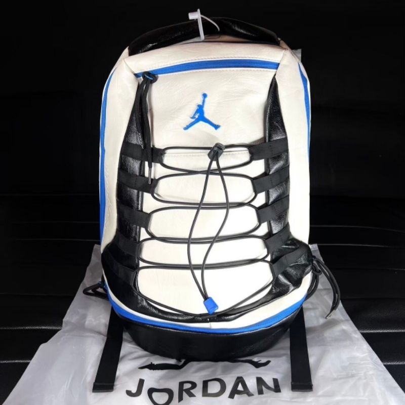 TAS RANSEL /BACKPACK JORDAN RETRO 10 BIG BLUE WHITE FULLTAG