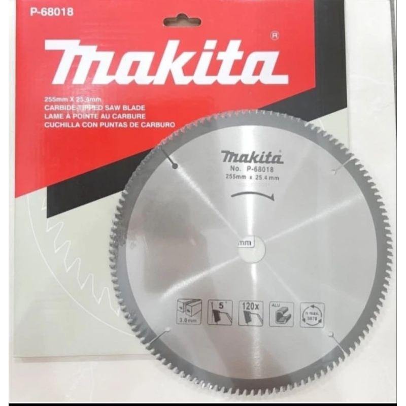 MAKITA MATA PISAU GERGAJI CIRCULAR SAW BLADE 10" x 120 T ALUMINIUM 120t