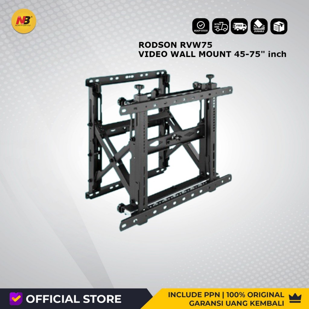Bracket Videotron Rodson RVW75 TV video wall mount 45" - 75" inch breket video tron