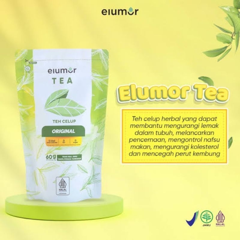 

Elumor Slimming Tea - Teh Pelangsing Elumor Original Isi 30