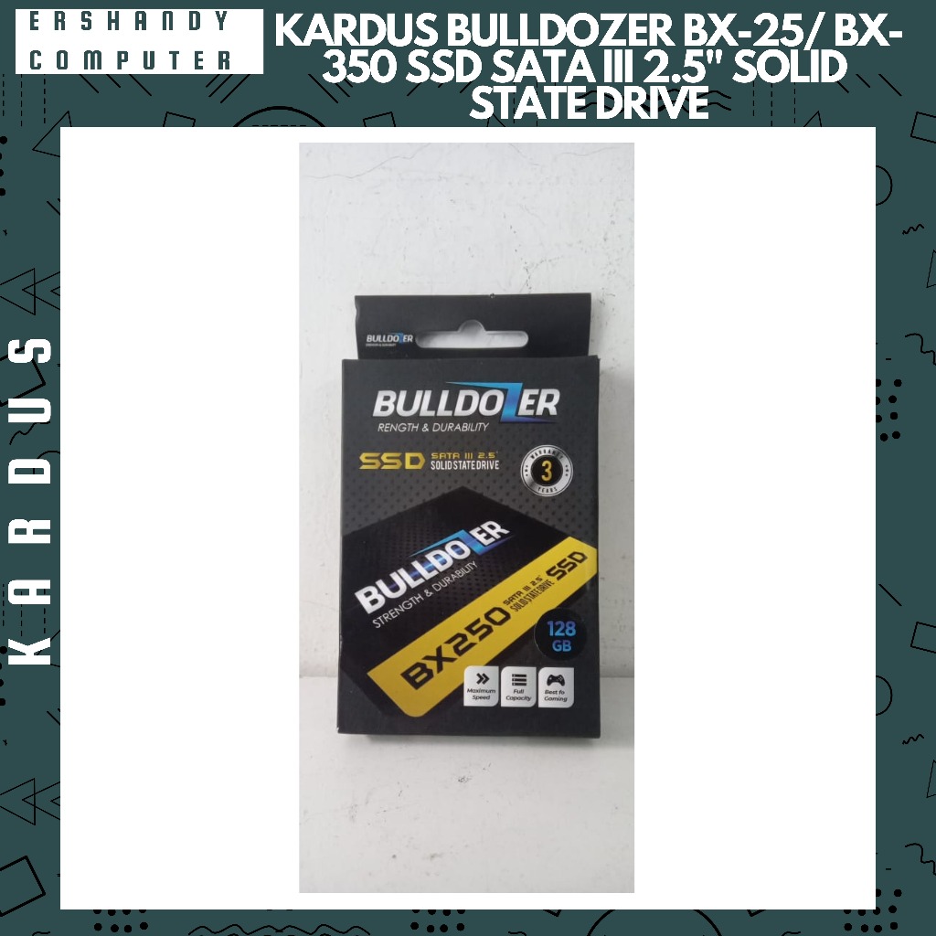 DUS DOOS BOKS KARDUS BULLDOZER BX-250/ BX-350 SSD SATA III 2.5" SOLID STATE DRIVE  bekas original - 