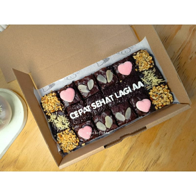

brownies sekat custom