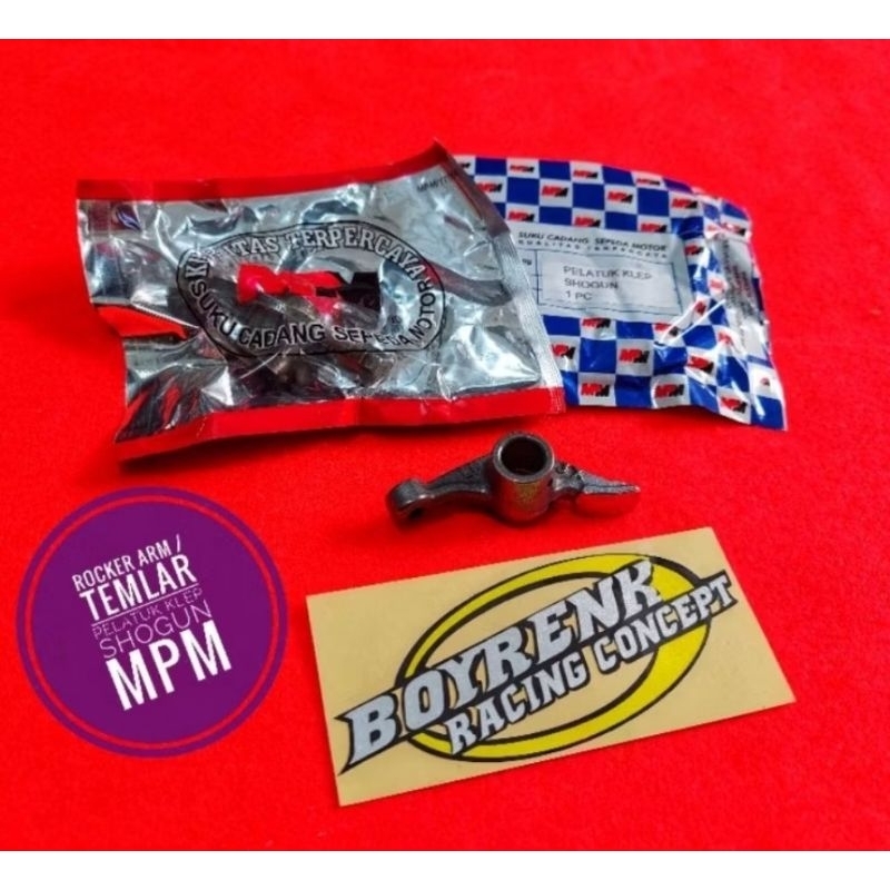 TEMPLAR/PELATUK KLEP /ROCKER ARM SHOGUN 110 MPM BOYRENK RACING CONCEPT