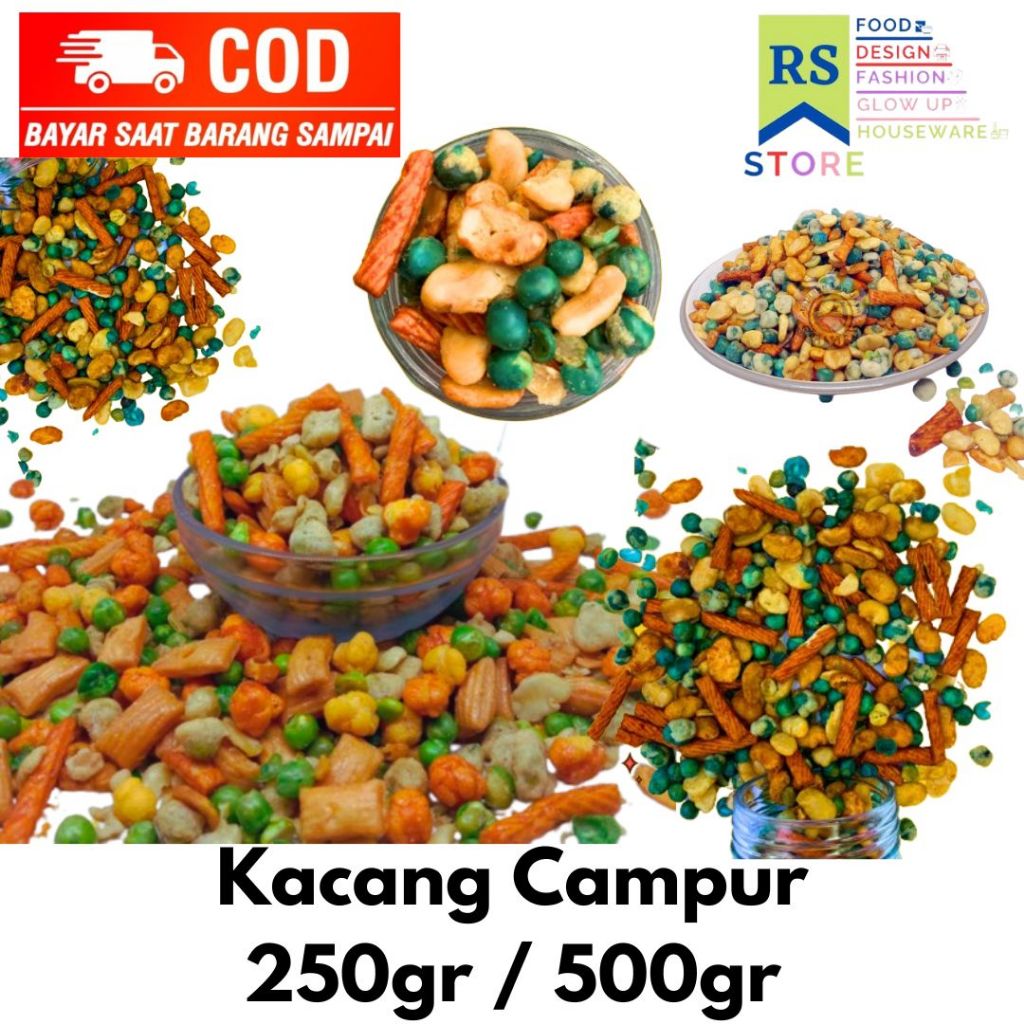 

kacang campur - kacang mix / kacang campur / kacang campur quality premium / kacang mix / kacang kangoro 5 (lima) macam rasa / kacang campur 500g kacang campur jaipong rame rasa snack kiloan kacang mix / makanan ringan/kacang campur/1kg/cemilan/snack/mura