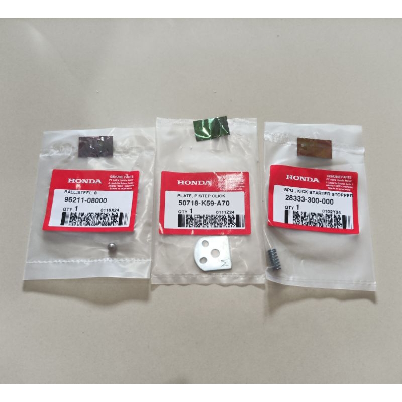 Paket Plat footstep 50718K59A70, Gotri 9621108000, Per footstep 28333300000 Genio Scoopy Vario 125 1