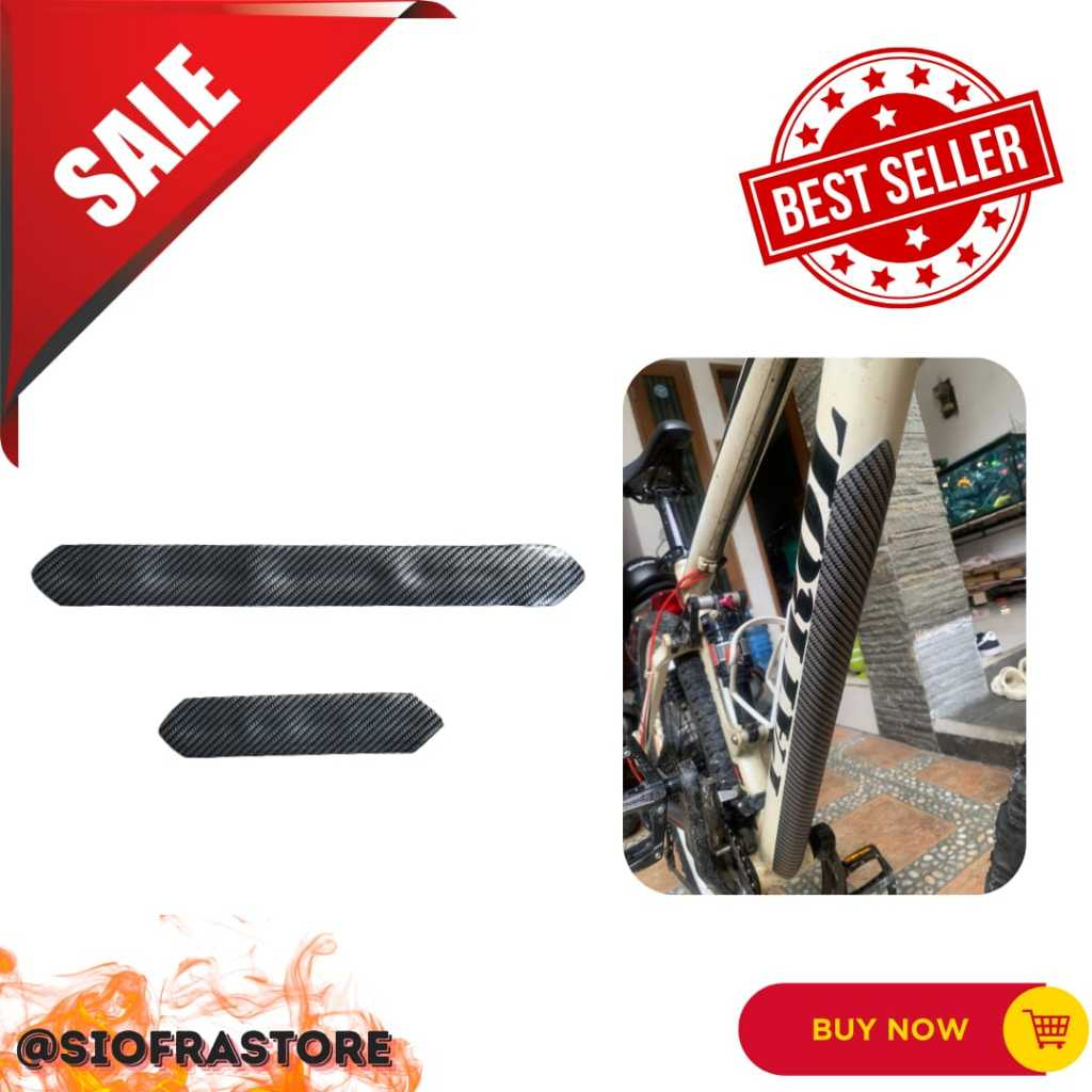 Sticker Pelindung Rantai Sepeda Rangka Frame Sepeda Lipat Roadbike MTB BISA COD