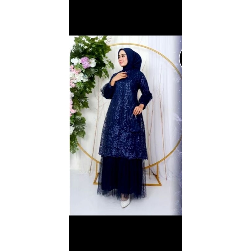 Gamis Broklat Tile // Gamis Broklat // Gamis Tile // Gamis Tile Birel // Gamis Tile Pesta // Gamis M