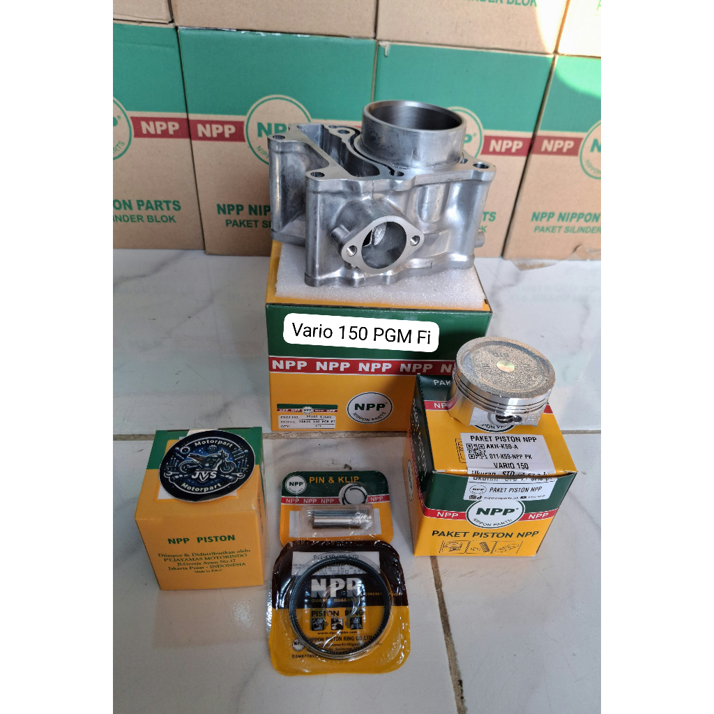 JVS - Blok seher boring cylinder set plus piston kit Vario 150 PCX 150 Original NPP