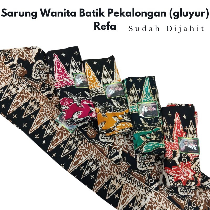 Sarung Wanita Batik Pekalongan(Gluyur) Refa || Sarung Sewek Gluyur Batik Pekalongan Perempuan || Sal