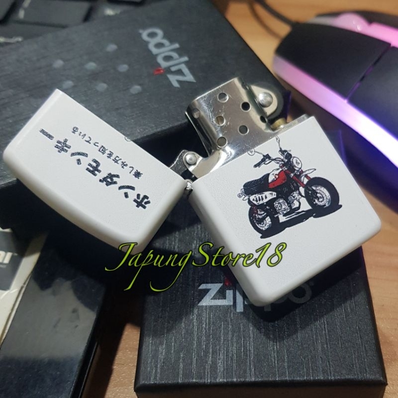 korek Api Zippo motor Cb custom korek api unik clasic zippo custom korek api murah korek api Souveni