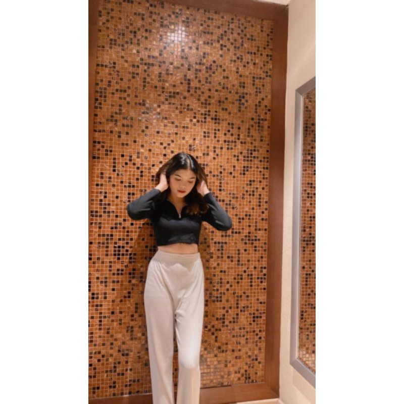 crop top & Dress