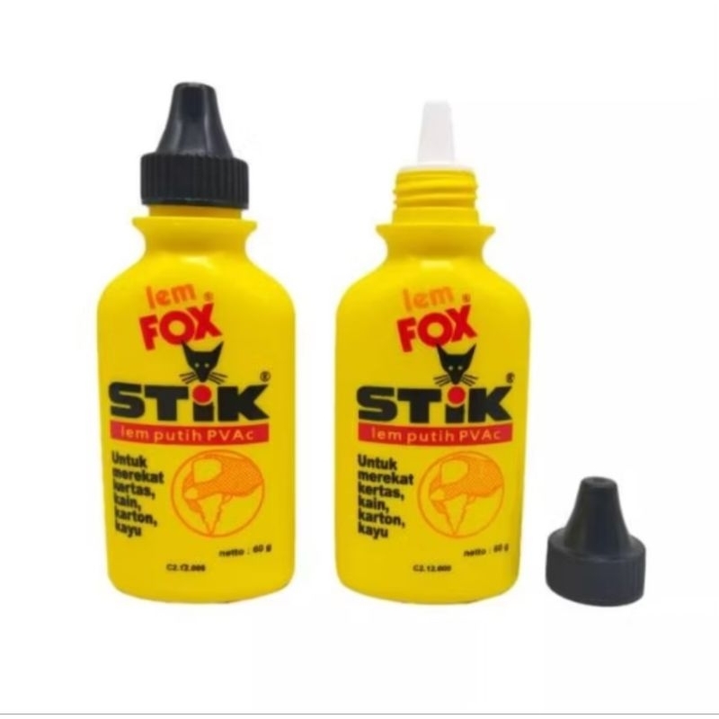 

Lem Fox Stick UPVC 60 gr/Lem Fox Stik/ Lem Prakarya