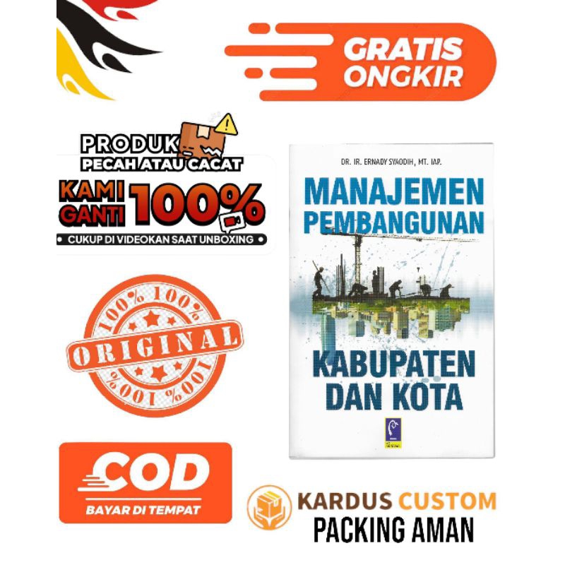 Buku Manajemen Pembangunan Kabupaten Dan Kota -Dr. Ir. Ernady Syaodih, MT. IAP