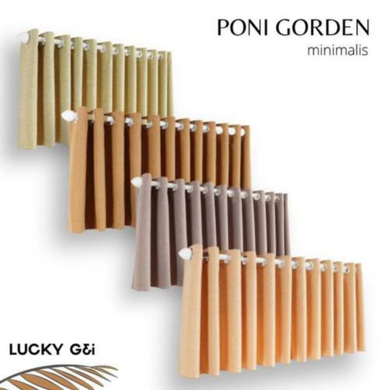 Gorden poni/poni gorden/gorden pendek minimalis model smokring
