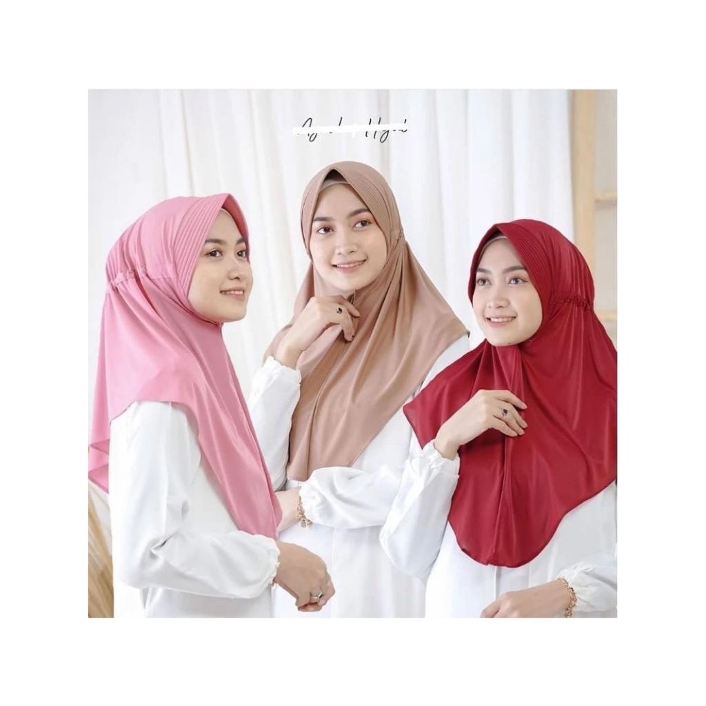 JILBAB JOKOWI SERUT / JILBAB INSTAN SERUT / JILBAB INSTAN JERSEY
