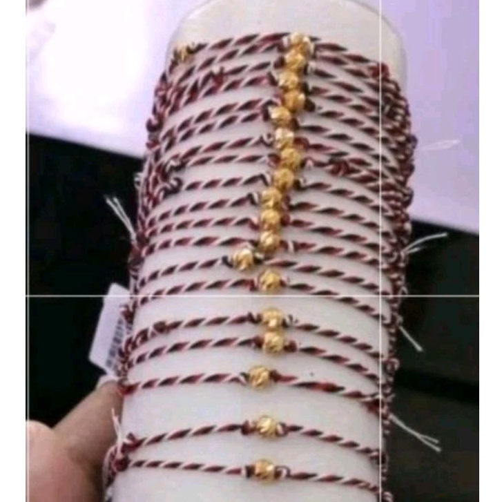 Gelang Tridatu Variasi Emas 0,1gram 10karat