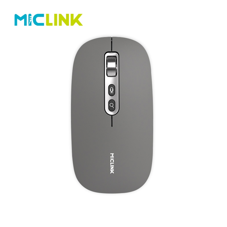 MICLINK - M108-3 Gray Mouse AI Silent Click / Wireless Bluetooth Mouse