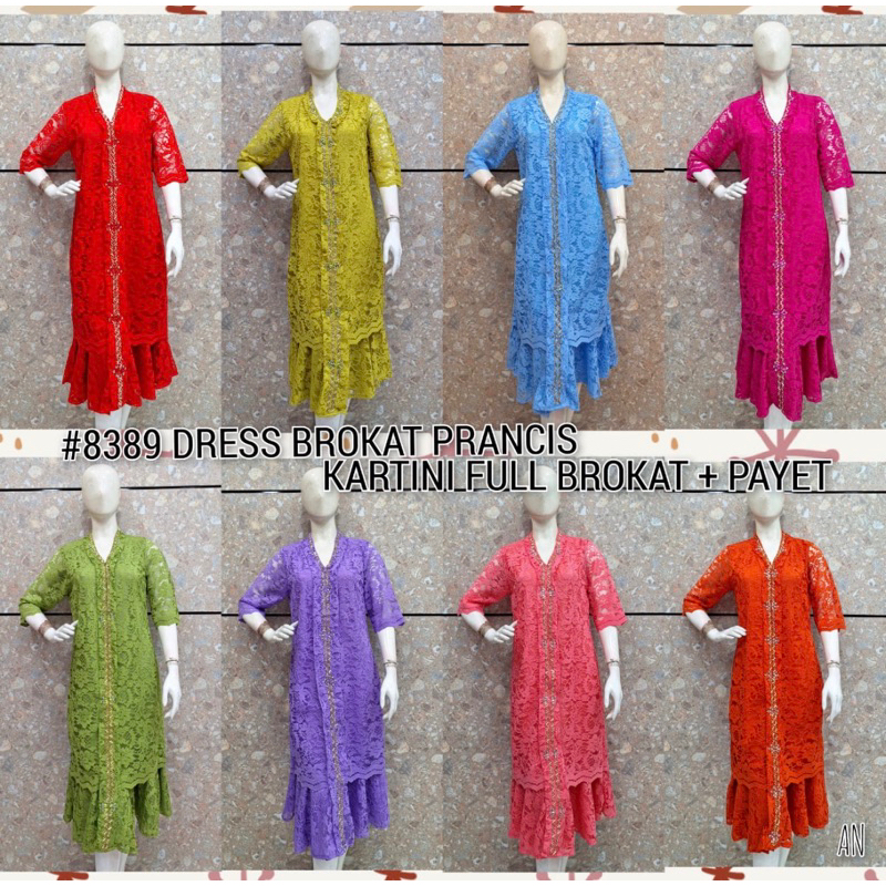 mamabebe dress Elghana 8389 banyak warna bisa seragaman