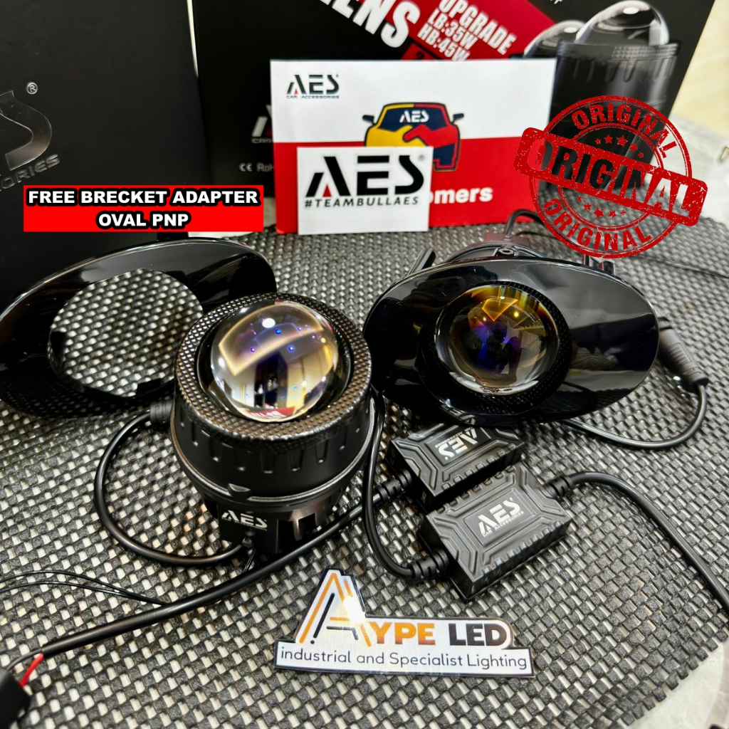 Biled Foglamp Ukuran 2 inch AES Foglamp Oval Honda Toyota Laser Dan Non Laser AES Foglamp Mobil