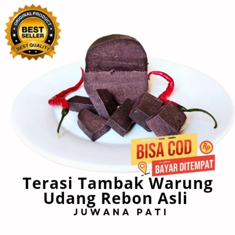 

TERASI UDANG REBON ASLI JUWANA PATI STANDART 100GR ENAK MURAH