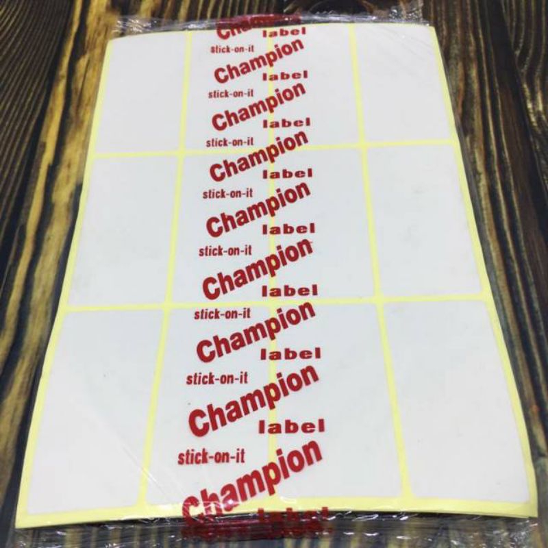 

Label undangan 103 champion ( 1 pack)