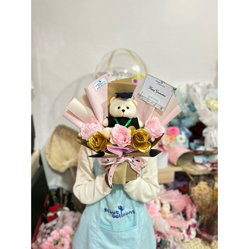 Buket Bunga Wisuda Small Graduation / Buket Graduation