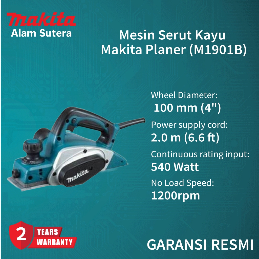 Mesin Serut Kayu Makita M1901B / Mesin Planer Makita M 1901 B