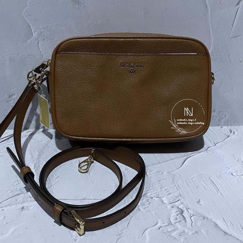 MK NS Size Jet Set Charm Luggage Brown