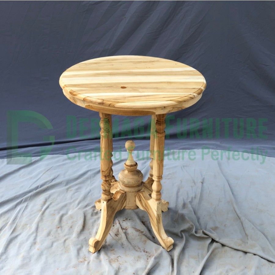 MEJA TAMU BUBUT KAKI 4 KAYU JATI  SOFA KURSI PELAMINAN DEKORASI TERAS RUMAH MAKAN CAFE VILA HOTEL DE