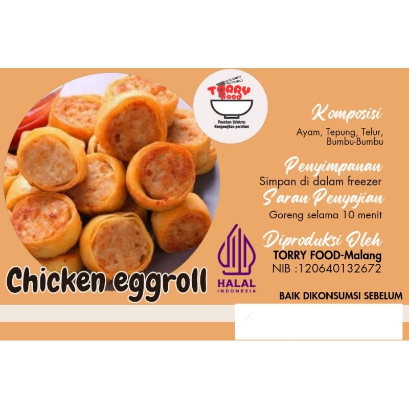 

Chicken egg roll frozen ,Torry food