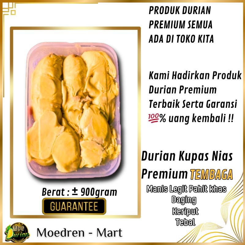 

Durian Kupas Pulau Nias Tembaga 500gram