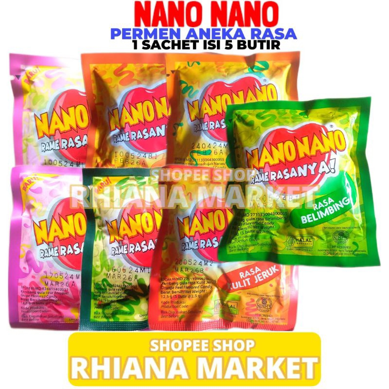 

Nano Nano Permen/Candy Kemasan Sachet 1Pcs