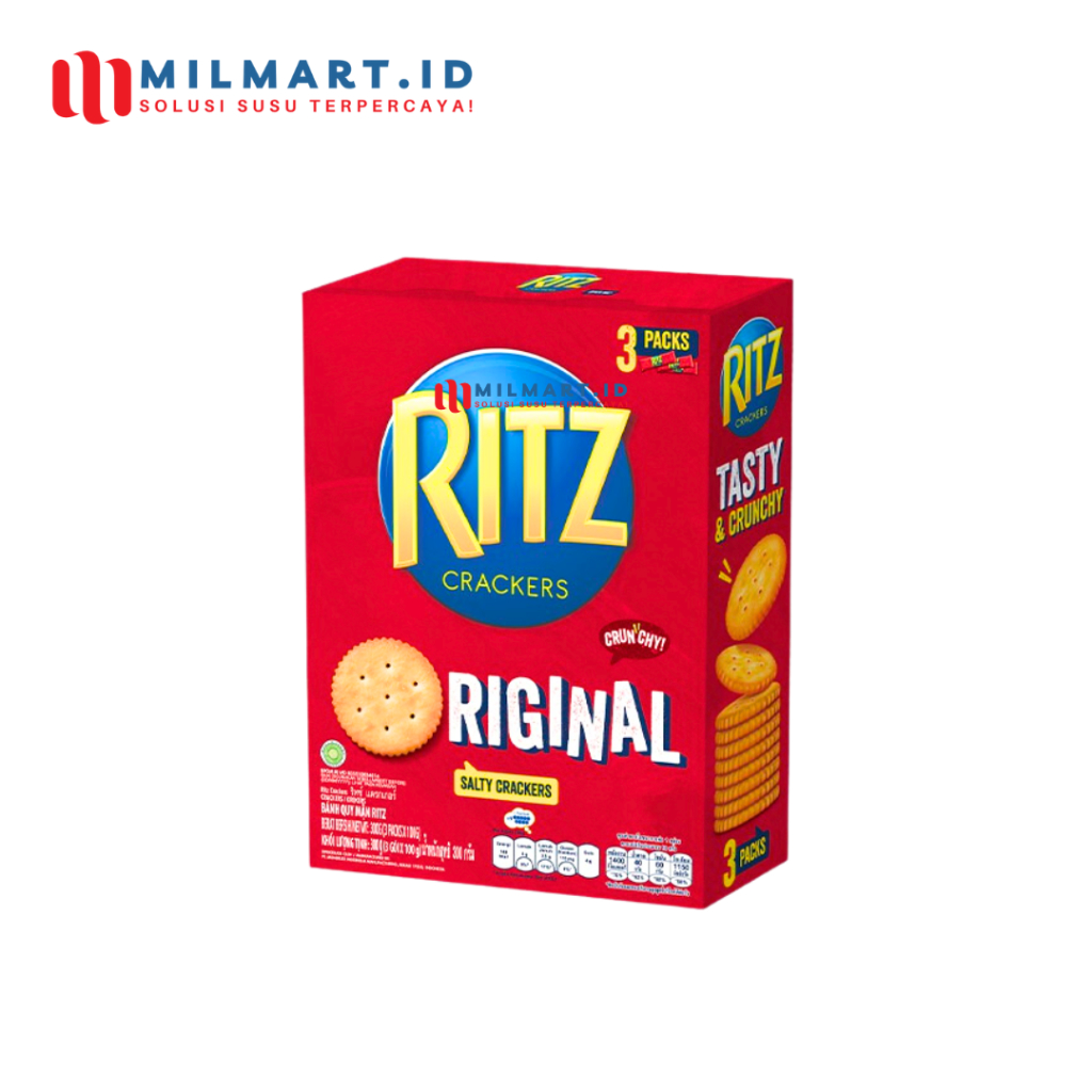 

RITZ CRACKERS ORIGINAL 300G BISCUIT GURIH CAMILAN JAJANAN KREKER BISKUIT ASIN