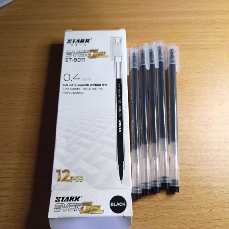 

PENA GEL 0.4 MM STARK EVER GEL / PULPEN GEL / BOLPOIN GEL INK / PULPEN GEL