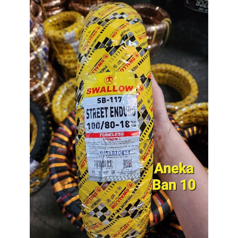 Ban Swallow 100/80-18 Street Enduro SB-117 Tubeless