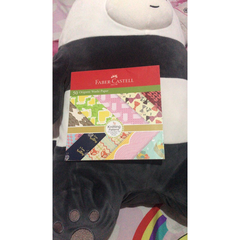 

CUTE EDITION WITH 10 PICT ORIGAMI WASHI PAPER FABER CASTELL PRELOVED