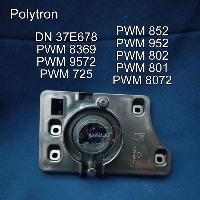 Braket / bracket + Selektor timer pembuangan air mesin cuci Polytron Oval