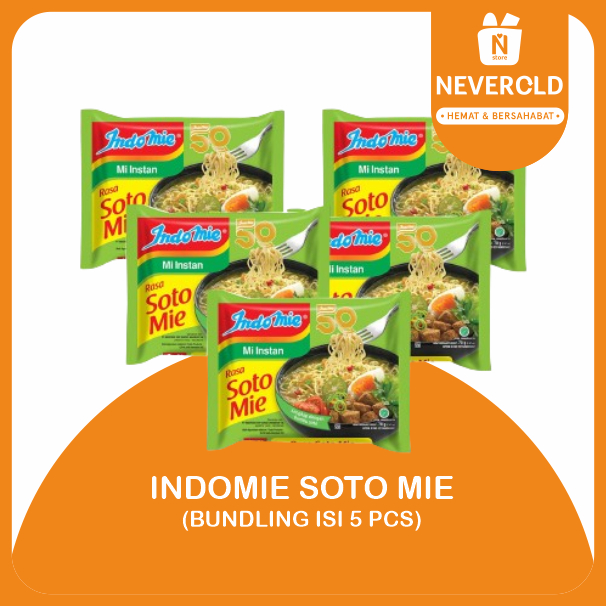 

(BUNDLING ISI 5 PCS) INDOMIE SOTO MIE