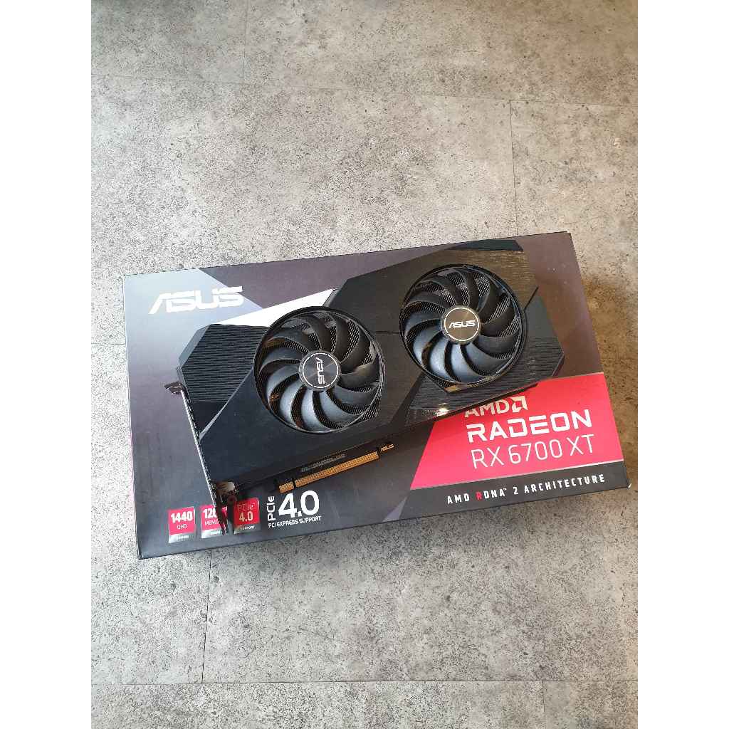 ASUS RADEON RX 6700 XT DUAL 12GB GDDR6 GPU / 6700XT