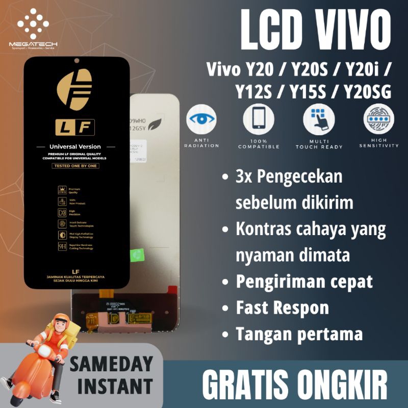 LCD VIVO Y20s / Y20 / Y20i / Y12s / Y15s / Y 20sG origanal fullset