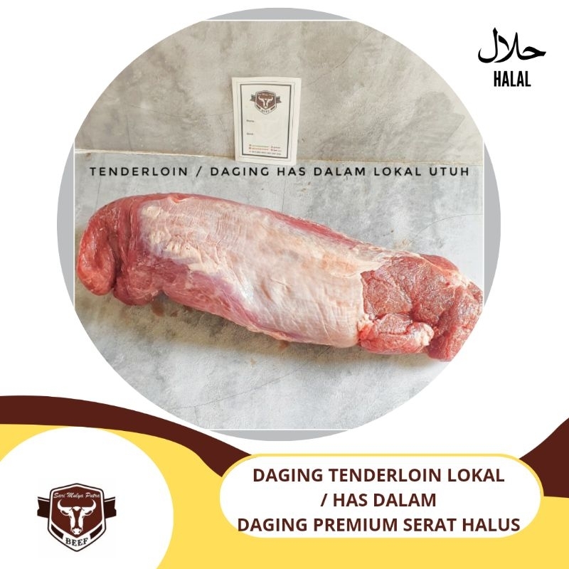 

daging has dalam / tenderloin daging steak sapi utuh 1kg