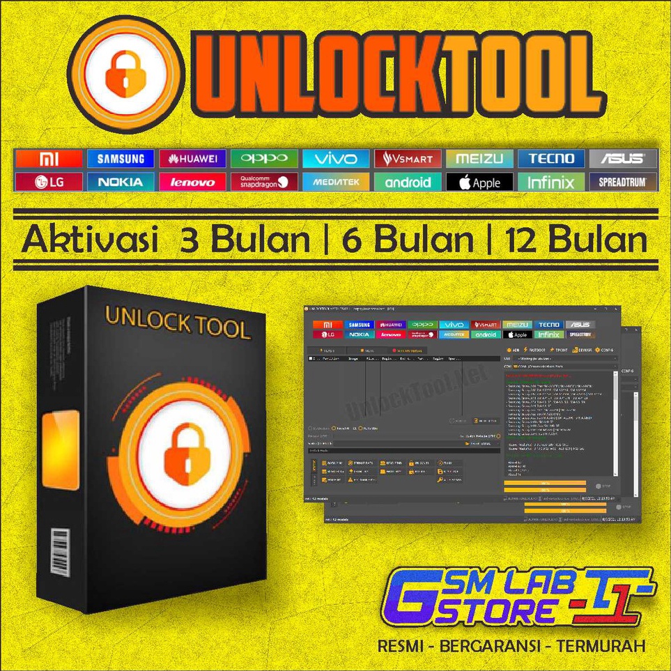 KODE R69B UNLOCKTOOL UNLOCK TOOL 3  6  12 BULAN