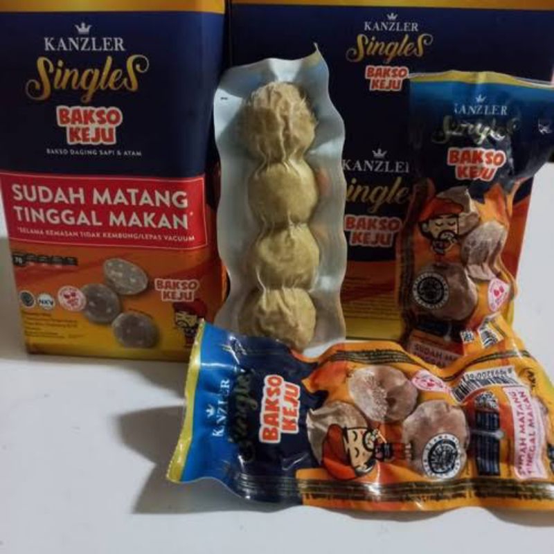 

Bakso Kanzler Singles Rasa Keju (1 box isi 12)