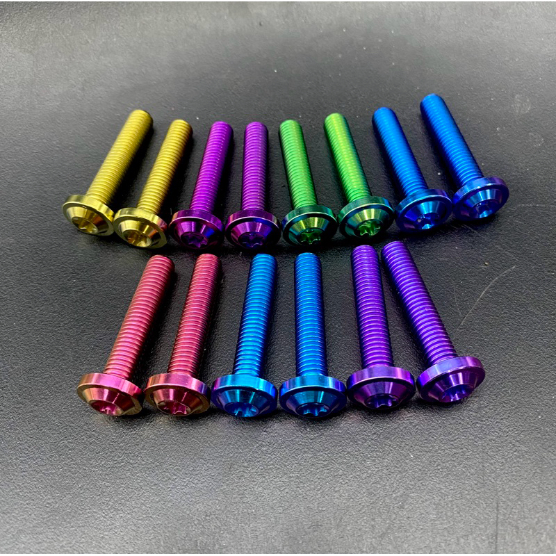 Baut Titanium Breket Shock Depan Vespa Matic Sprint Primavera S LX